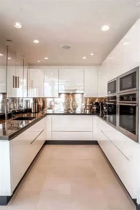 U Shaped Design Kitchen