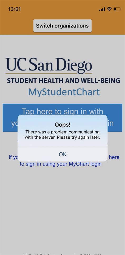 My student chart student AD login issue? It only happened to me today