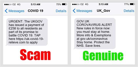 US scam messages