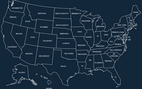 Download USA Map Bundle DXF Files