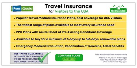 Travel Insurance for USA