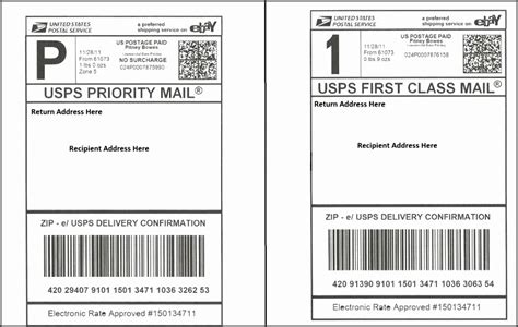 Usps Address Label Template