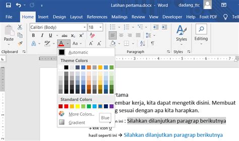 Ubah Warna Teks & Background dengan CSS