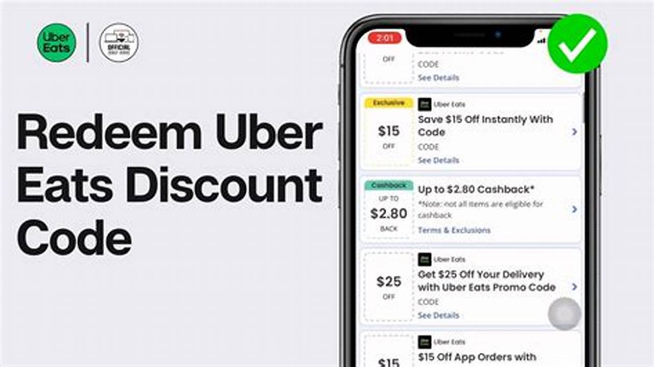Uber Eats Discount Code 2024