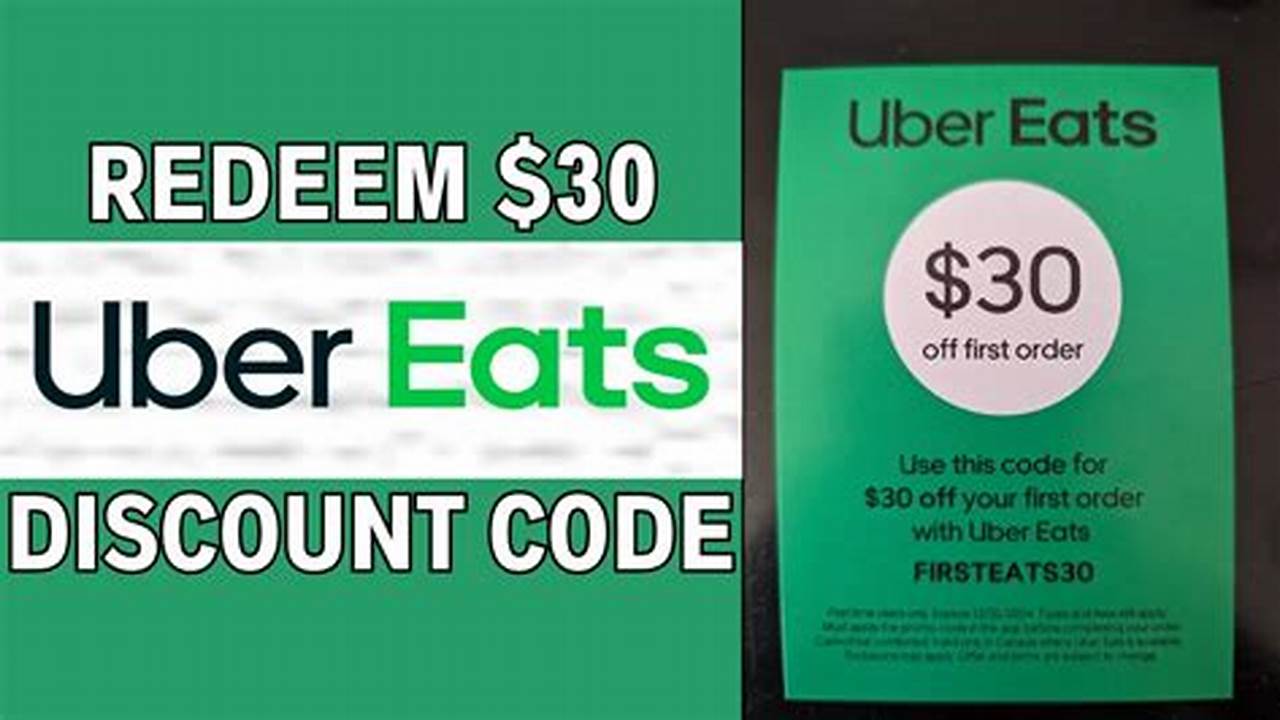 Uber Eats Discount Code September 2024