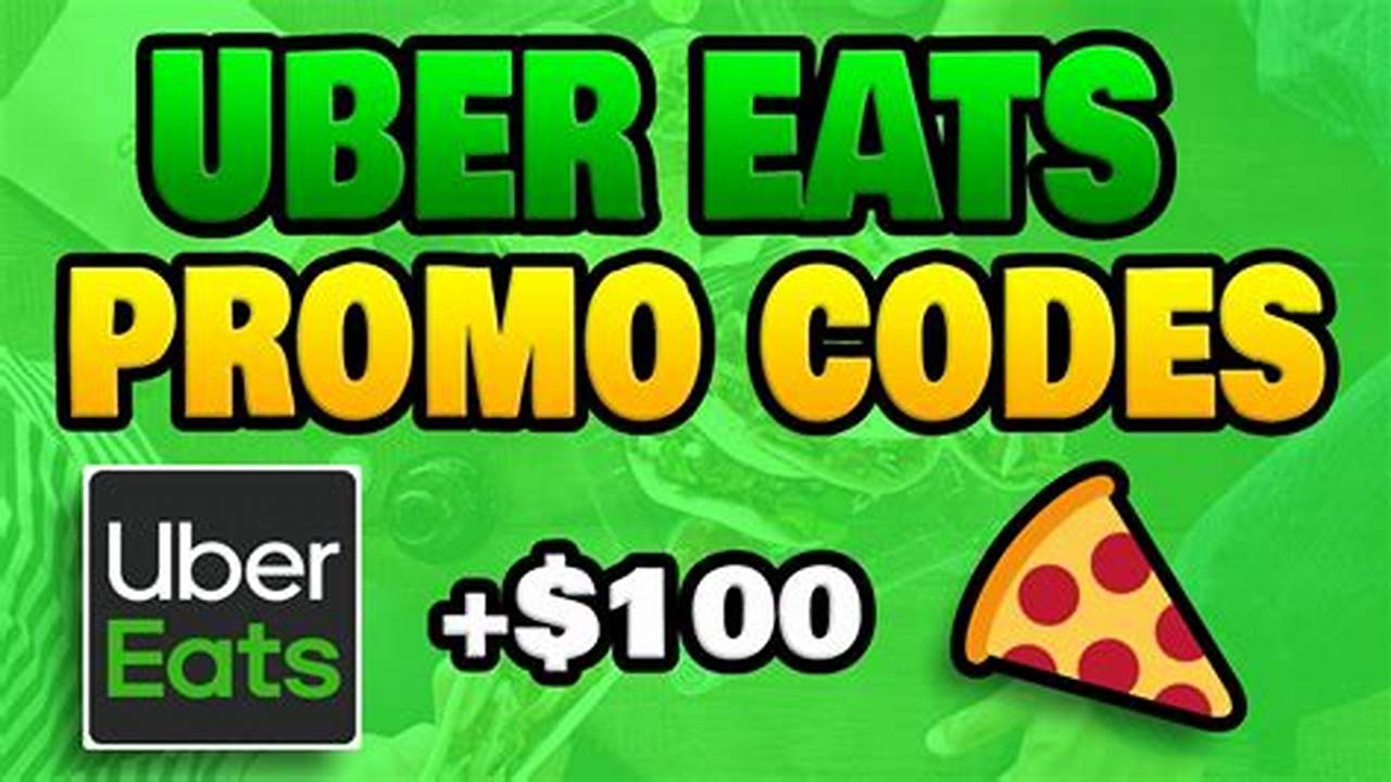 Uber Eats Promo Code 2024 April 22