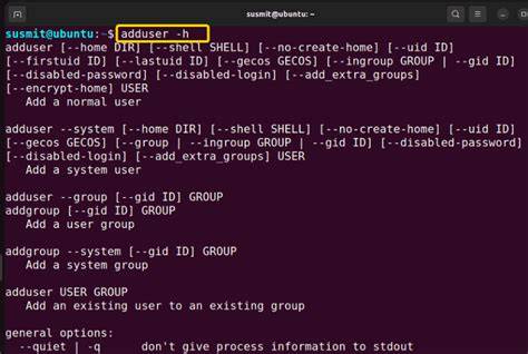 Perintah Terminal untuk Tambah User Ubuntu