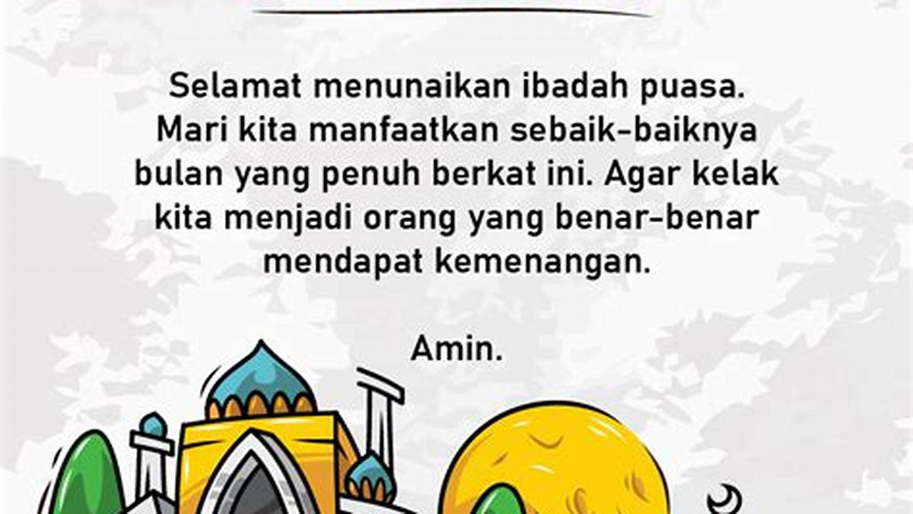 Ucapan Selamat, Ramadhan