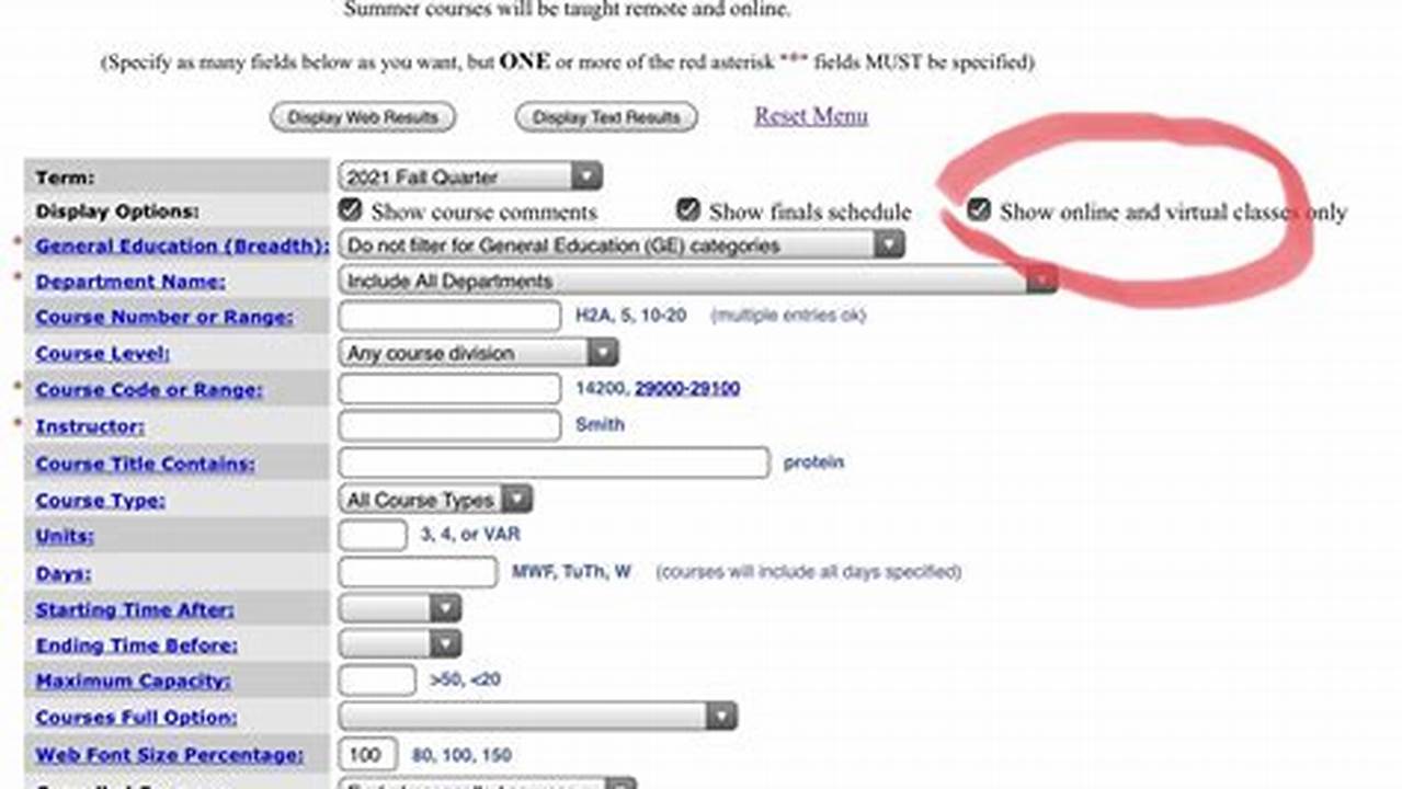 Uci Schedule Of Classes Fall 2025