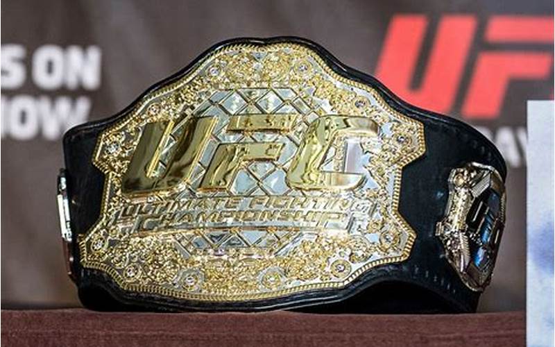 Ufc Championship Belt