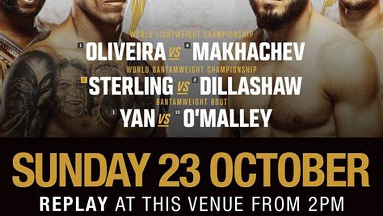 Ufc Oct 28 2024