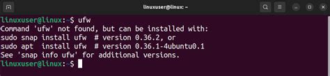 Ufw Command Not Found Ubuntu