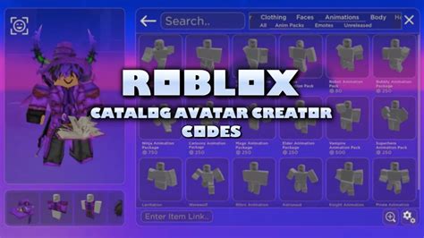 Ugc Codes In Catalog Avatar Creator