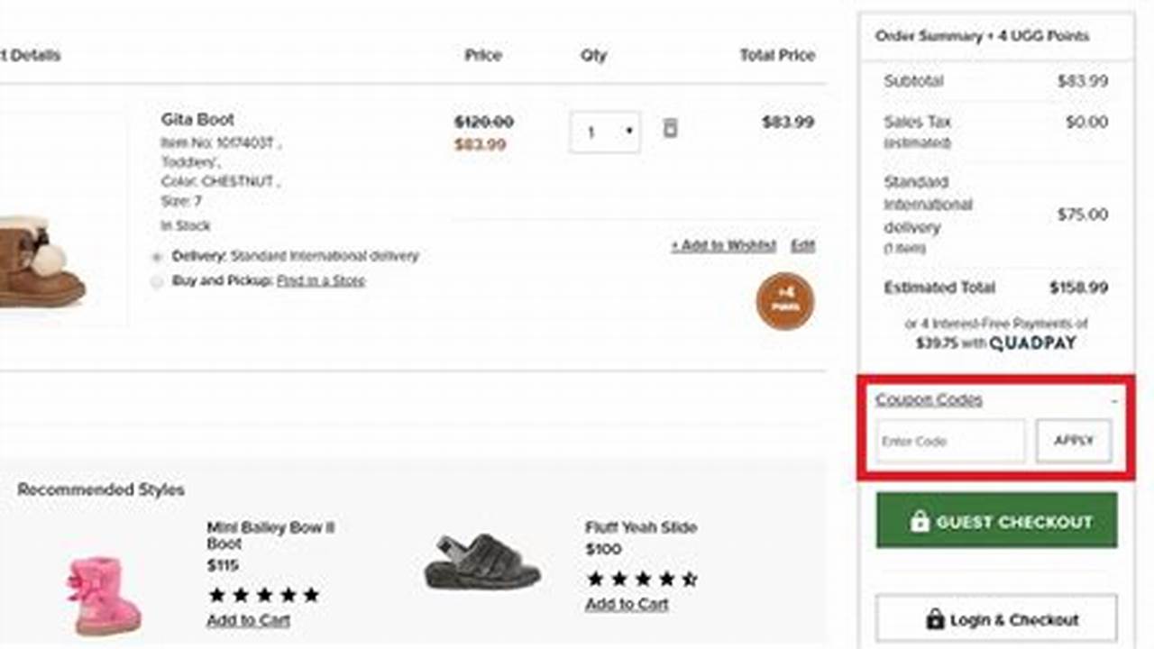 Ugg Promo Code 2024