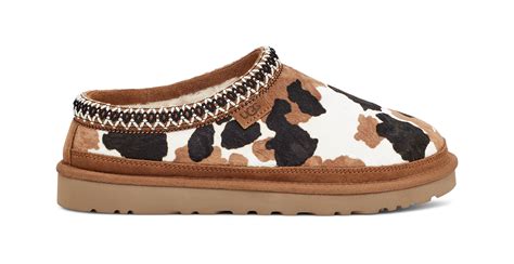 10 must-have Ugg Tasman Cow Print styles for fashionable feet.