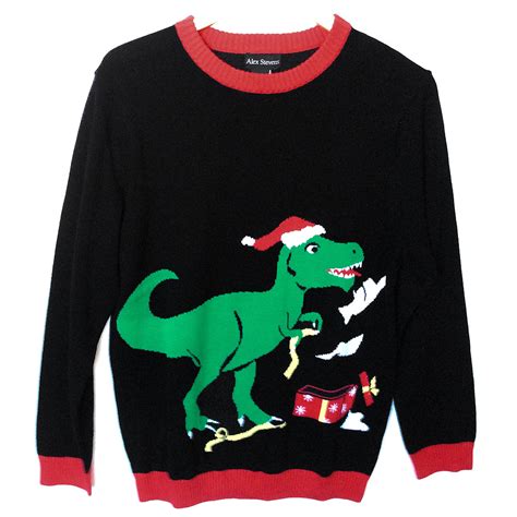 Ugly Dinosaur Christmas Sweater