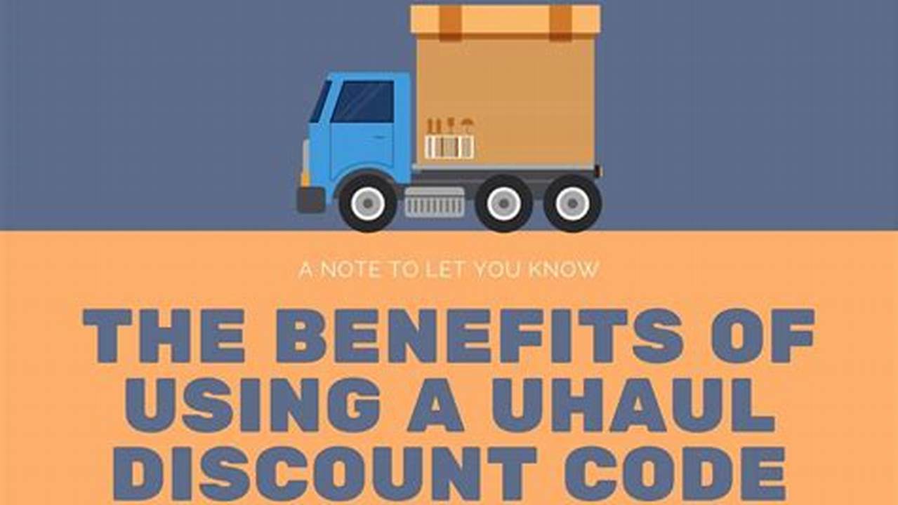 Uhaul Discount Code June 2024 Code