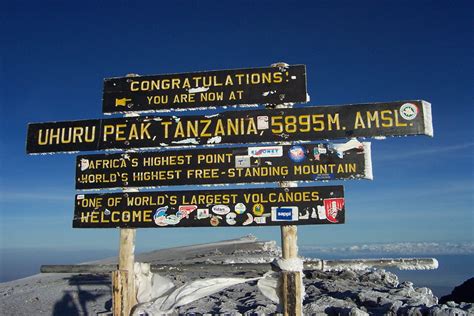 Uhuru Peak summit