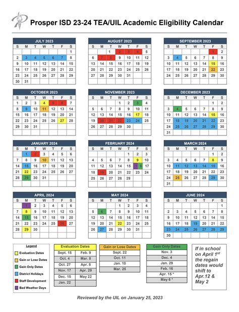 Uil Eligibility Calendar