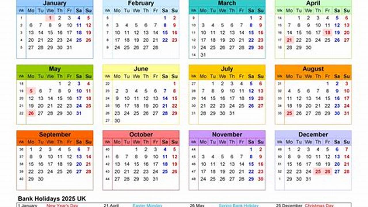 Uk Calendar Spring 2025