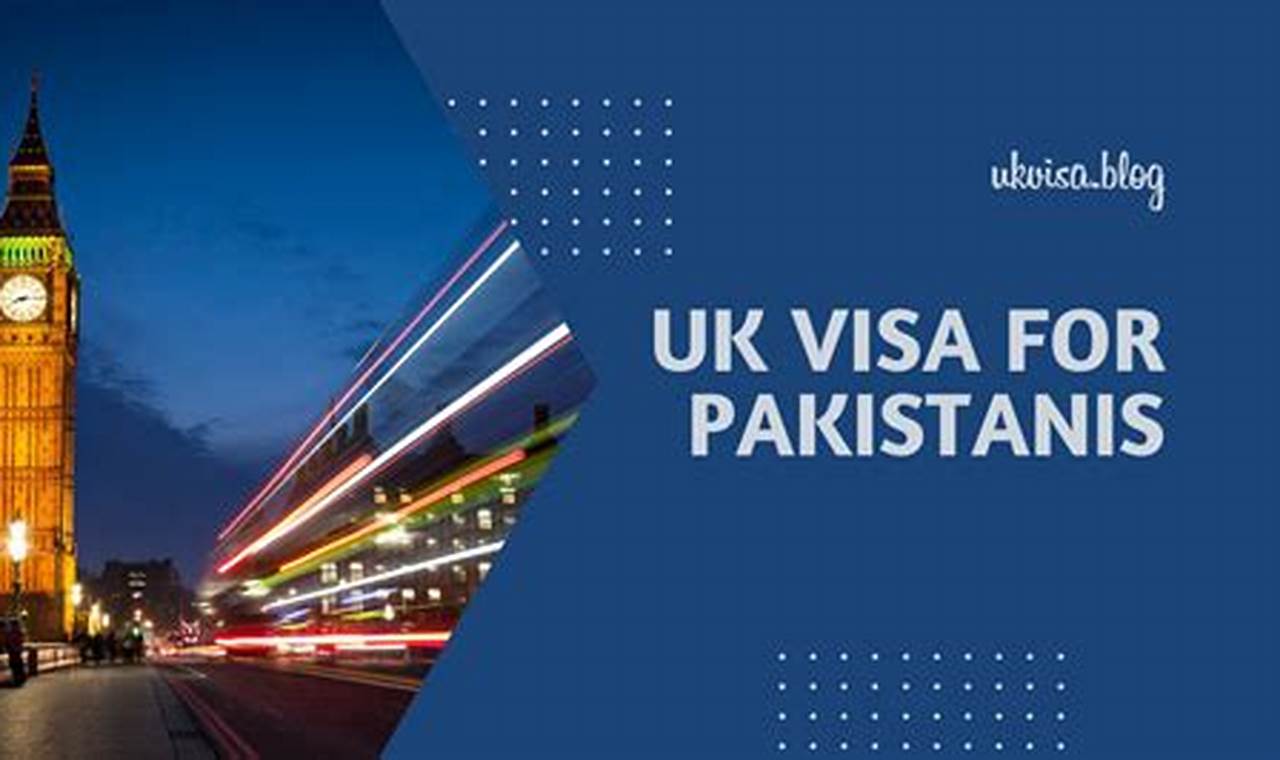 Uk Visit Visa Fee From Pakistan 2024