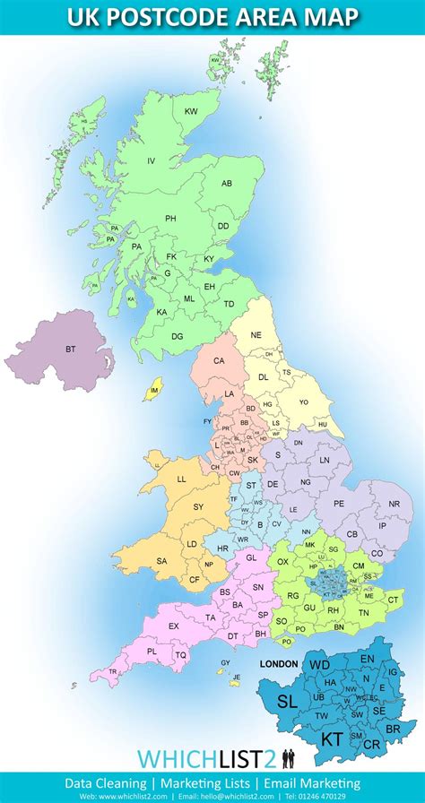 Uk Map With Postcode