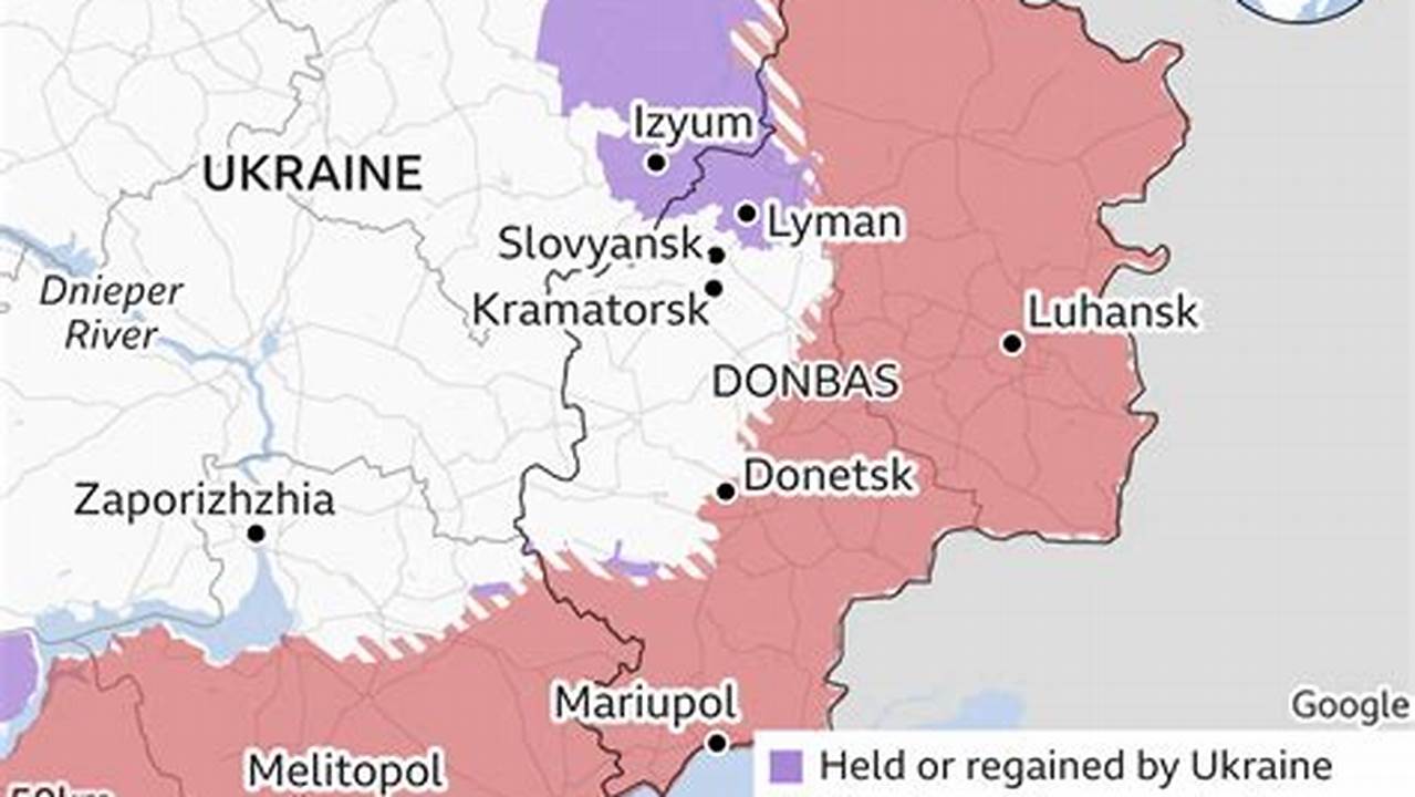 Ukraine War Map 2024