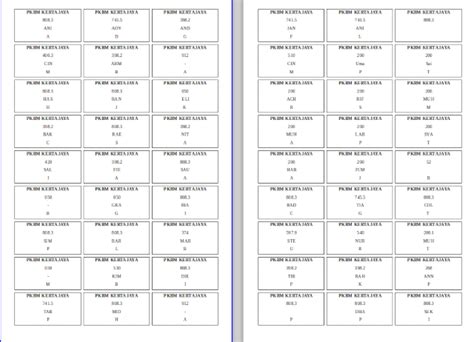 Ukuran Label Buku Perpustakaan