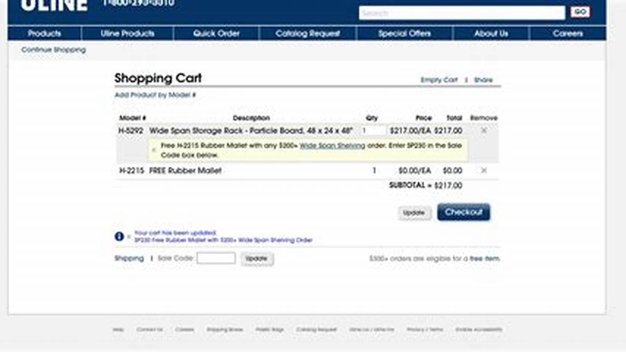 Uline Promo Code 2025