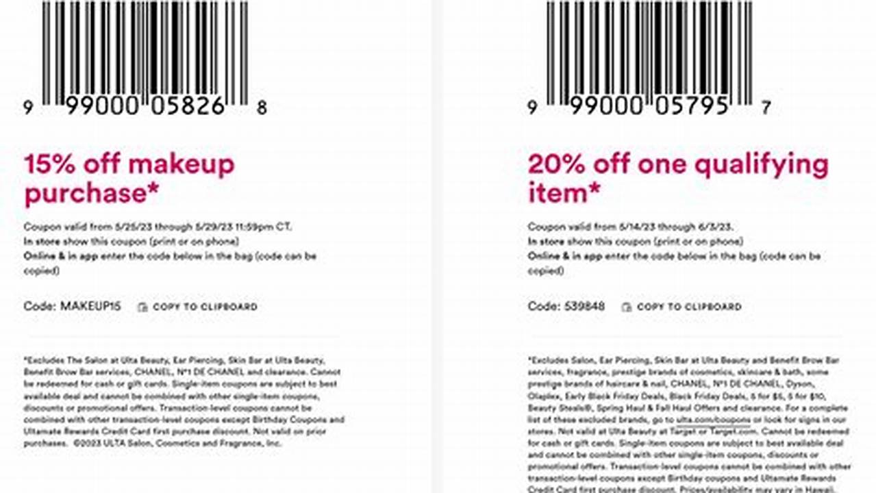 Ulta Coupon Code April 2024