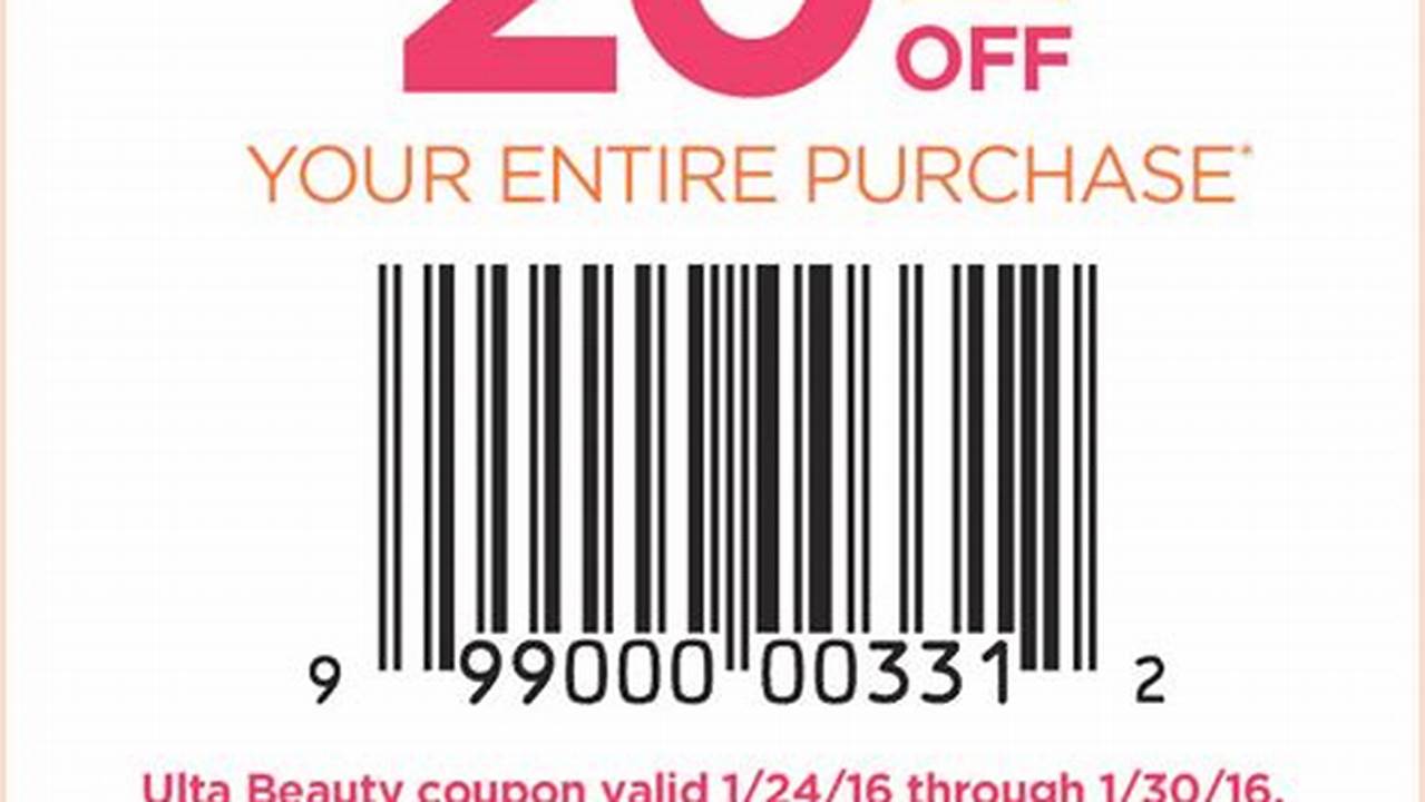 Ulta Coupon Code January 2024 Promo