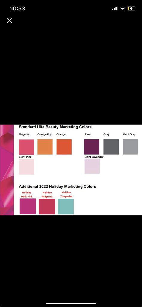 Ulta Dress Code Colors