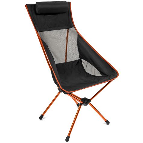 NiceC Ultralight High Back Folding Camping Chair, with Headrest