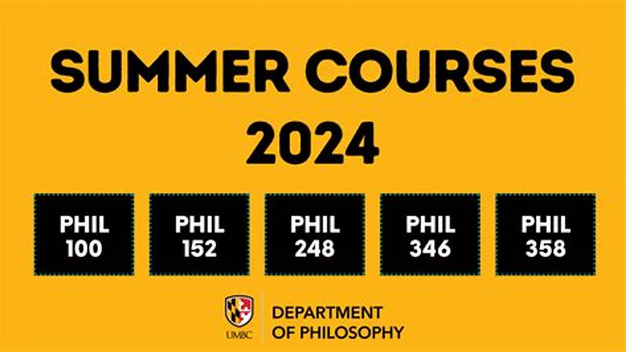 Umbc Summer 2024 Classes Schedule