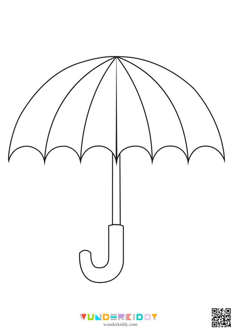 Umbrella Coloring Pages