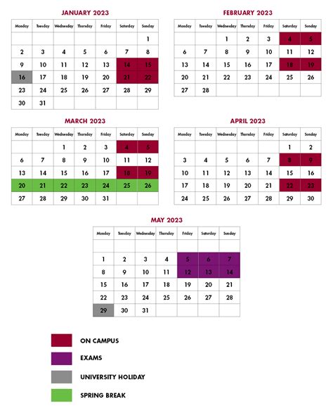 Umw Spring 2024 Calendar