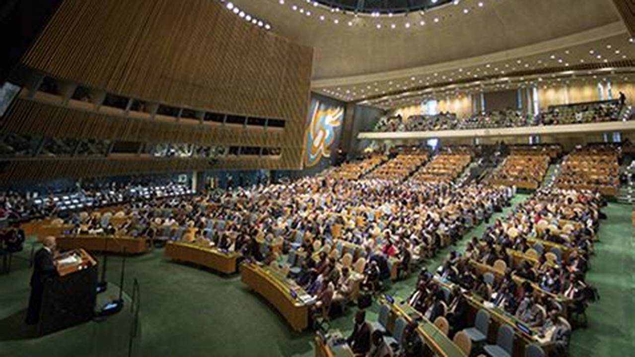 Un General Assembly 2024 High Level Weekly Meeting