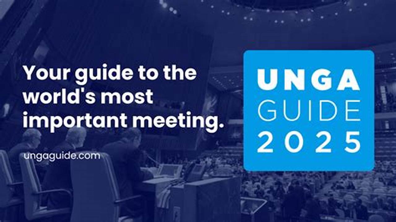 Un General Assembly Calendar 2025