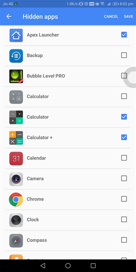 Un-Hide any app on Android