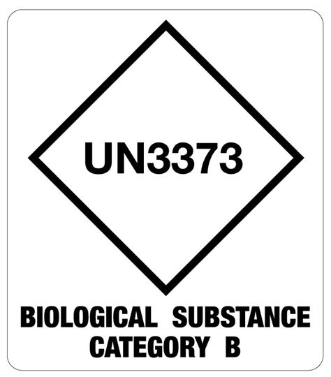 Un3373 Category B Label Printable