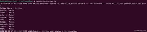 Unable To Load Native Hadoop Library For Your Platform