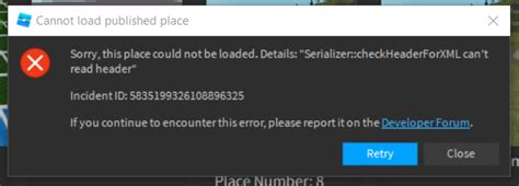Unable to Open Experiences and Places in Experiences - Studio 