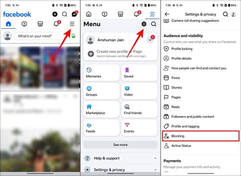 Unblock Someone Using the Facebook Website