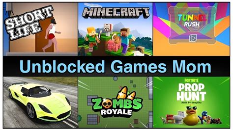 List Of Unblocked Games Mom Google Sites 2023