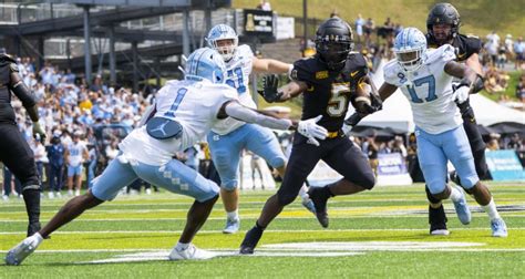 Battle of the Carolinas: UNC vs App State Football Game – Who Will Reign Supreme?
