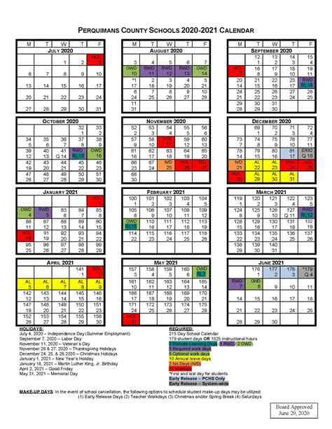 Uncc Printable Calendar