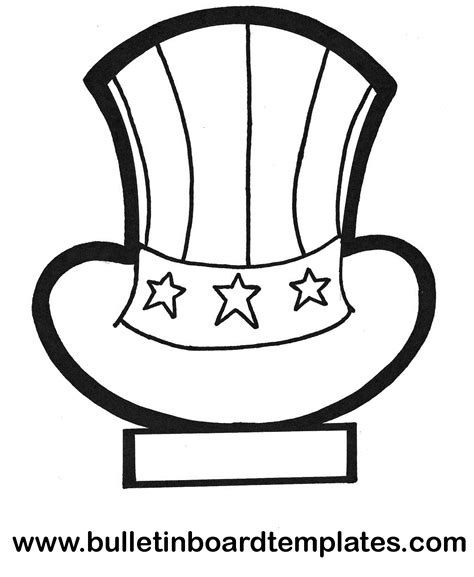 Uncle Sam Hat Template