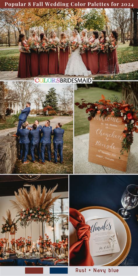 Unconventional Fall Wedding Palettes