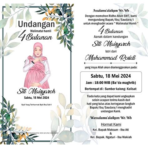 Undangan 7 Bulanan