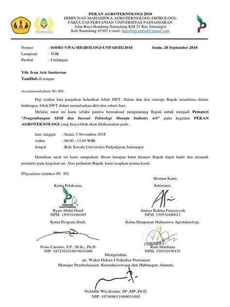 Undangan Pembicara